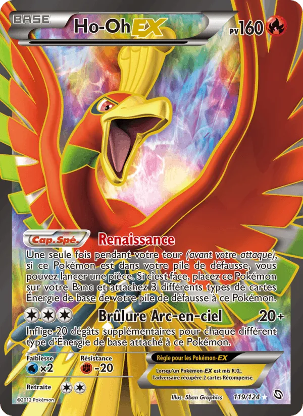 Ho-Oh-EX · Dragons Éxaltés 119/124