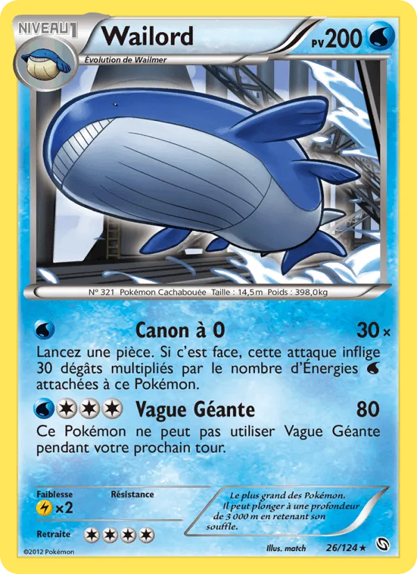 Wailord · Dragons Éxaltés 26/124