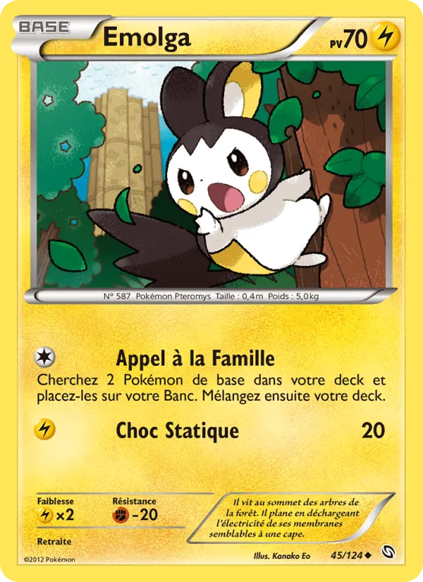 Emolga · Dragons Éxaltés 45/124
