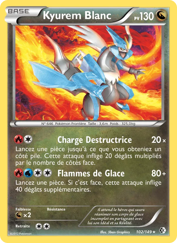 Kyurem Blanc · Frontières Franchies 102/149