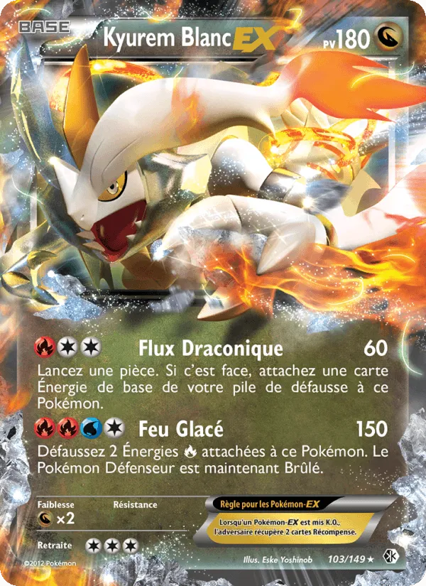 Kyurem Blanc EX · Frontières Franchies 103/149
