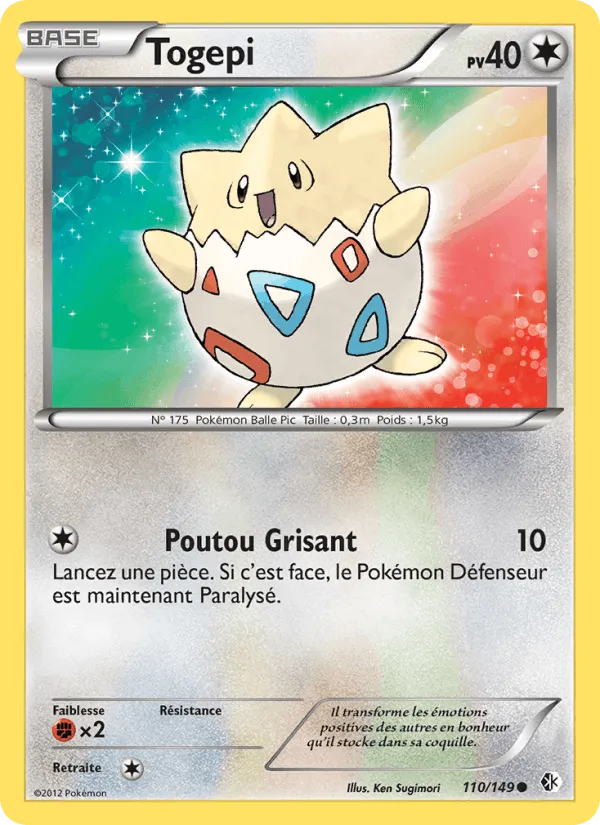Togepi · Frontières Franchies 110/149