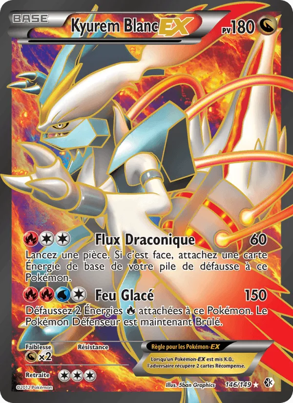 Kyurem Blanc EX · Frontières Franchies 146/149