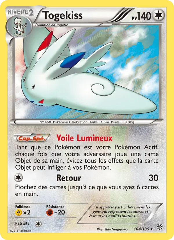 Togekiss · Tempète Plasma 104/135