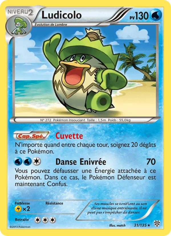 Ludicolo · Tempète Plasma 31/135