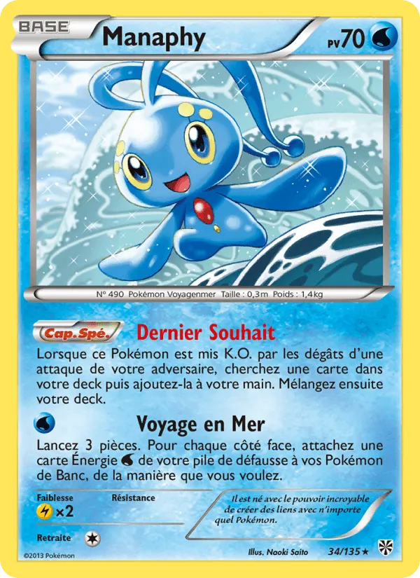 Manaphy · Tempète Plasma 34/135