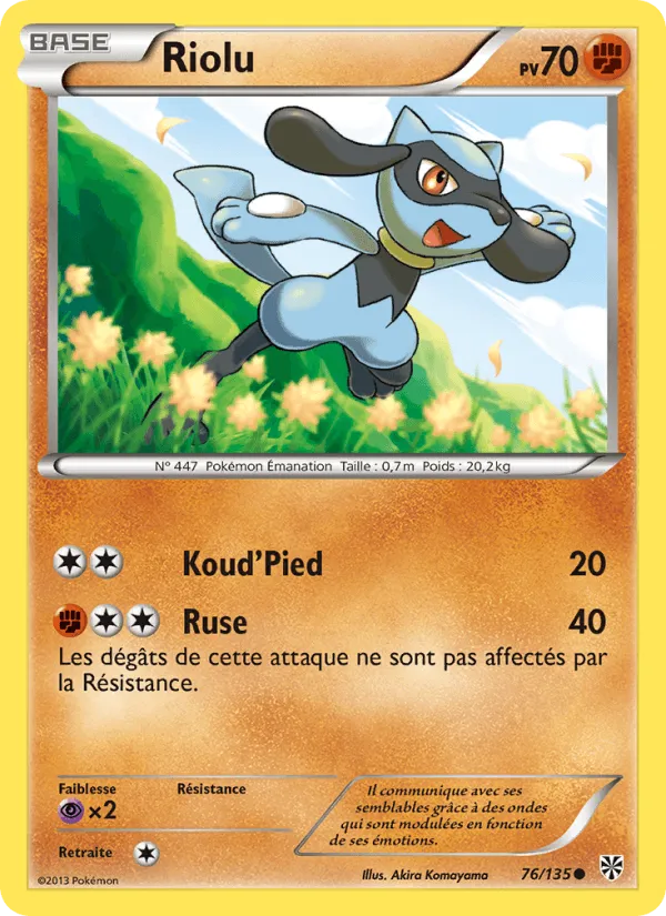 Riolu · Tempète Plasma 76/135