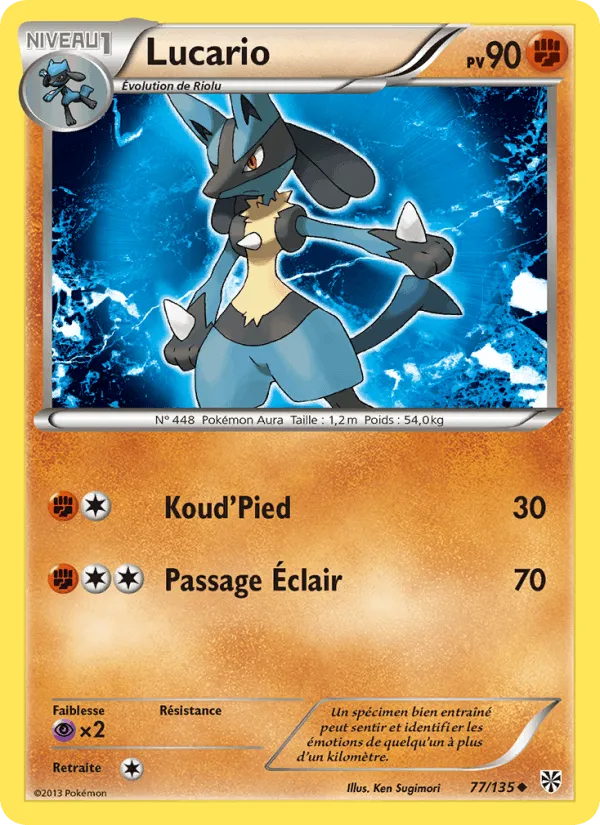 Lucario · Tempète Plasma 77/135