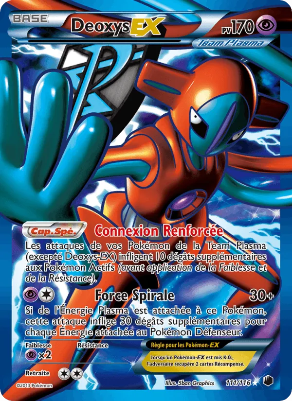 Deoxys-EX · Glaciation Plasma 111/116