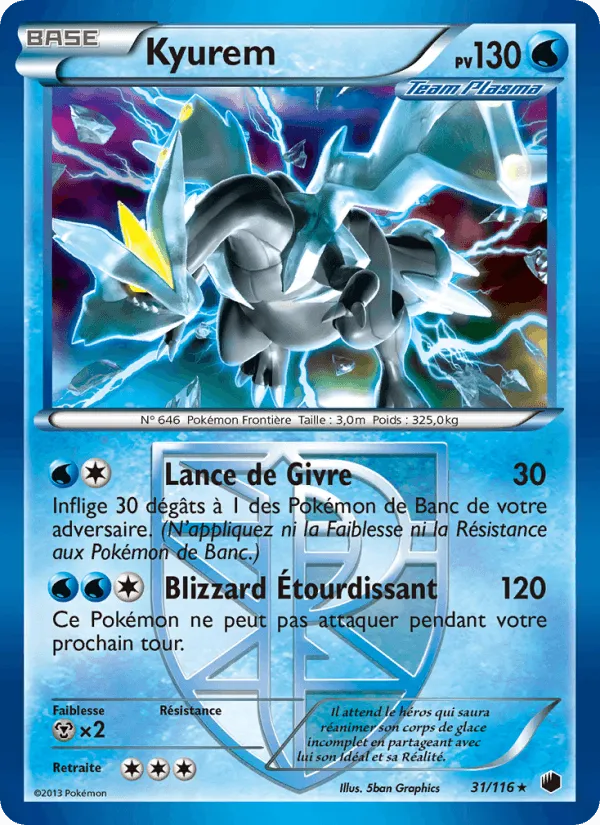 Kyurem · Glaciation Plasma 31/116