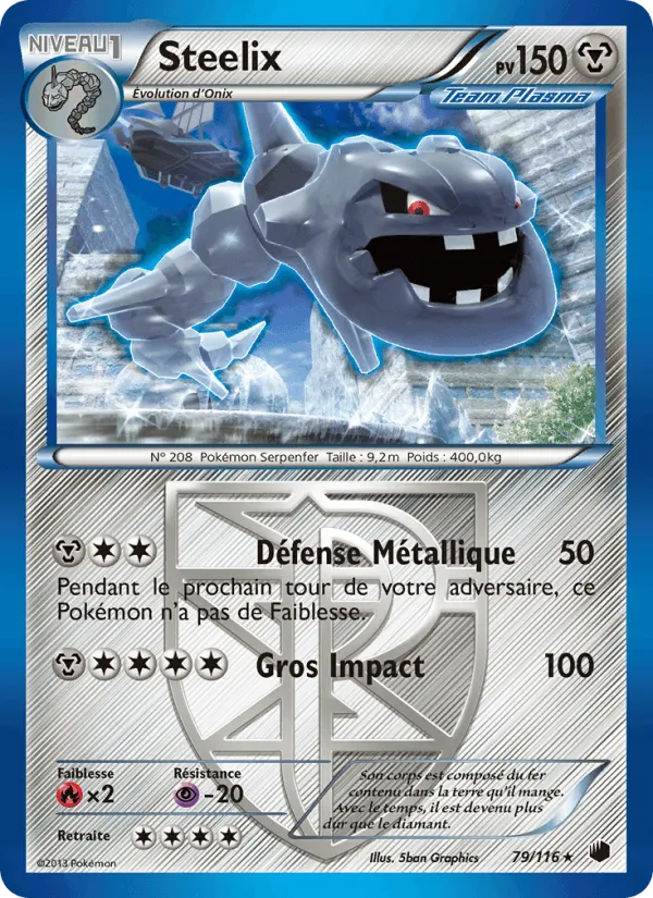 Steelix · Glaciation Plasma 79/116