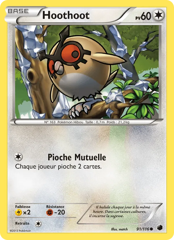 Hoothoot · Glaciation Plasma 91/116