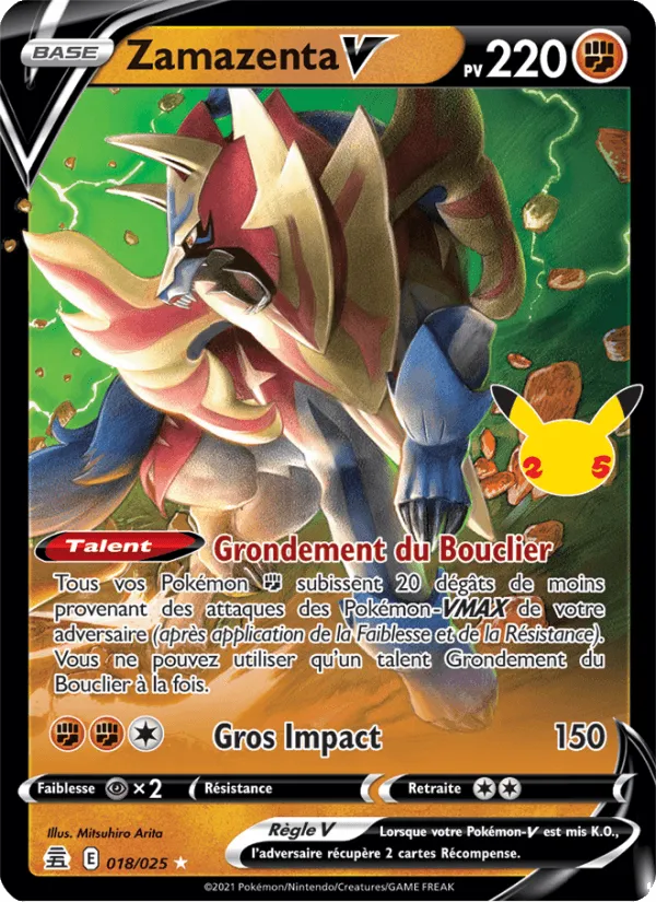 Zamazenta V · Célébrations 18/25