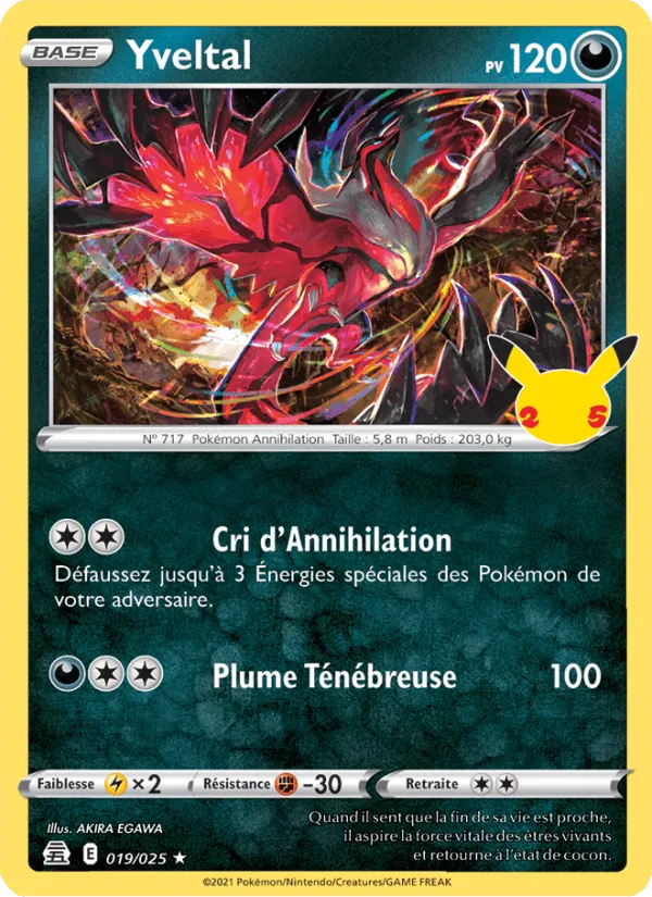 Yveltal · Célébrations 19/25