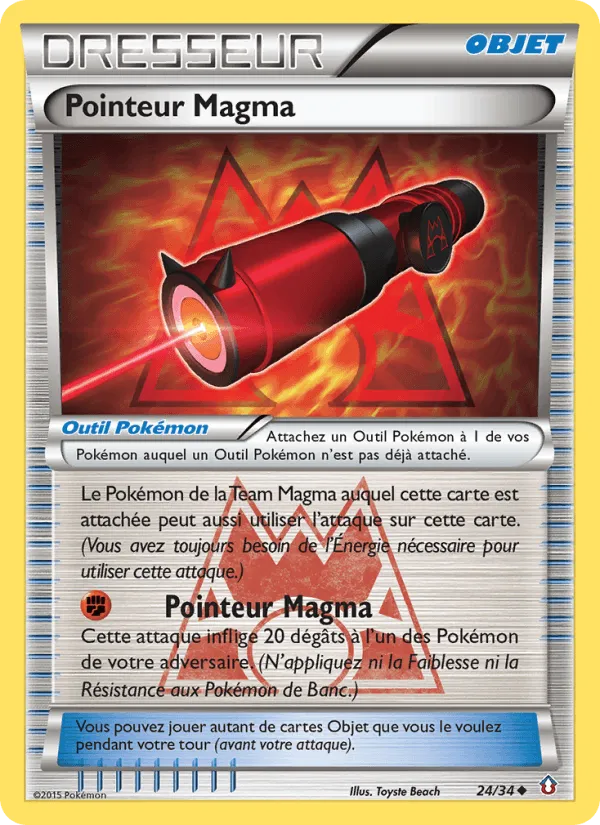 Pointeur Magma · Double Danger 24/34