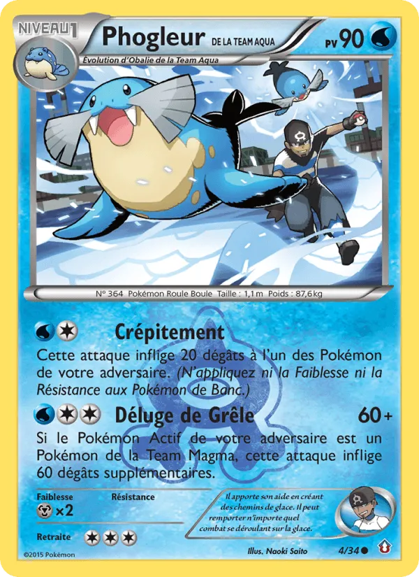 Phogleur de la Team Aqua · Double Danger 4/34