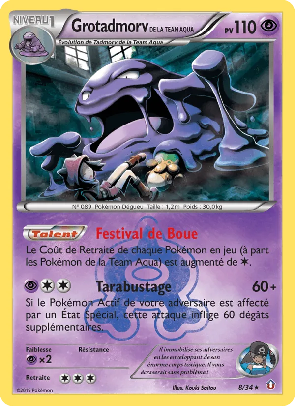 Grotadmorv de la Team Aqua · Double Danger 8/34