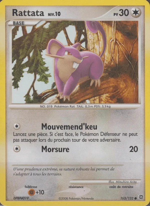 Rattata · Merveilles Secrètes 103/132