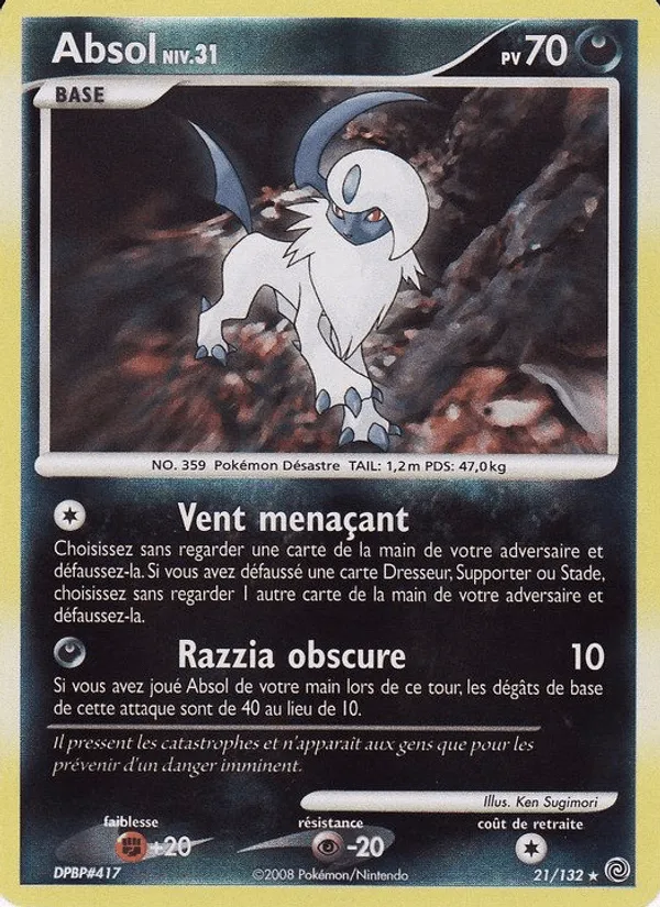 Absol · Merveilles Secrètes 21/132