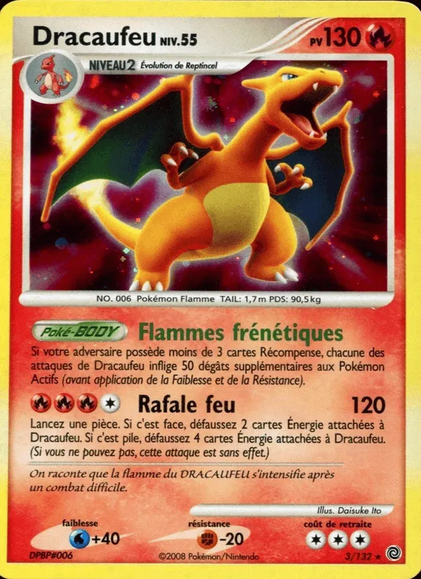 Dracaufeu · Merveilles Secrètes 3/132