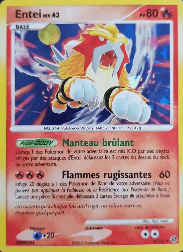 Entei · Merveilles Secrètes 4/132