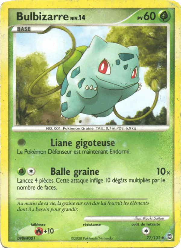 Bulbizarre · Merveilles Secrètes 77/132
