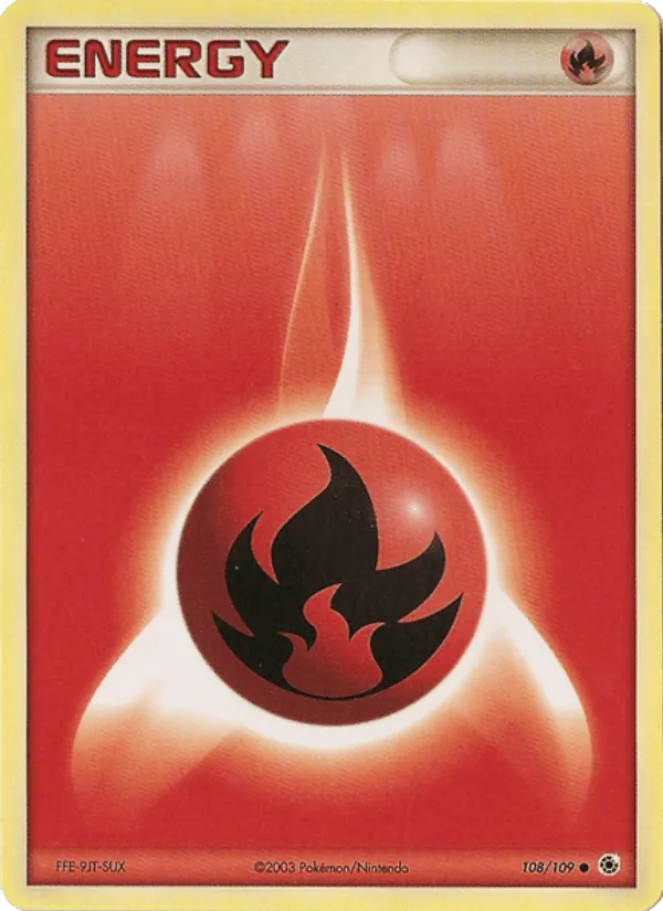 Énergie Feu · EX Rubis & Saphir 108/109