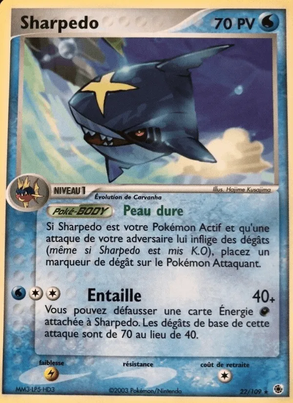 Sharpedo · EX Rubis & Saphir 22/109
