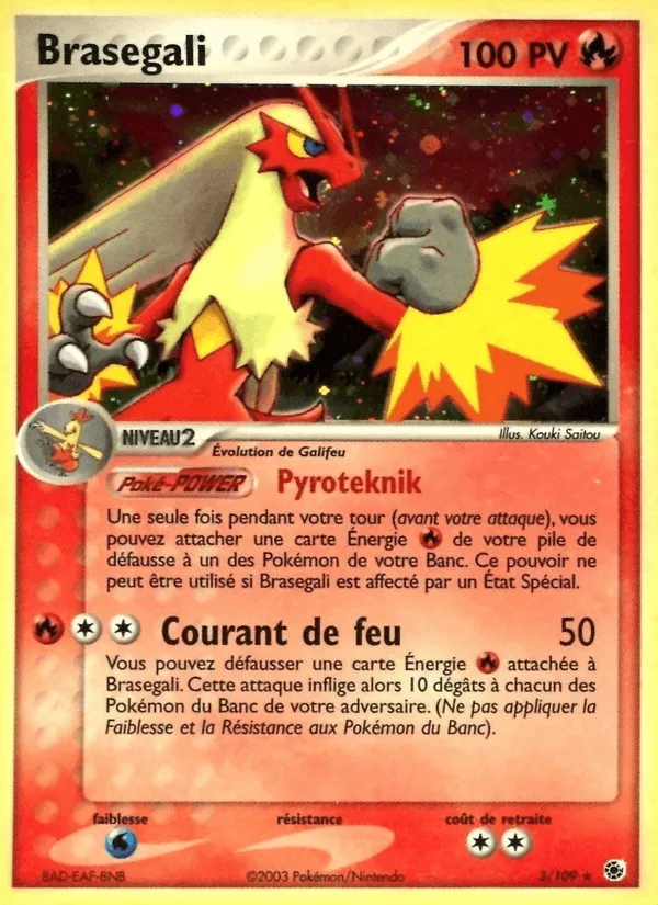 Braségali · EX Rubis & Saphir 3/109