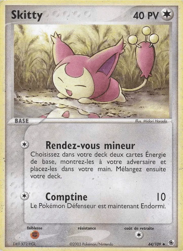 Skitty · EX Rubis & Saphir 44/109