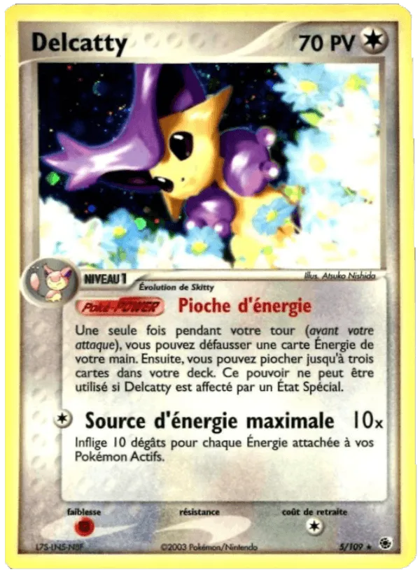 Delcatty · EX Rubis & Saphir 5/109