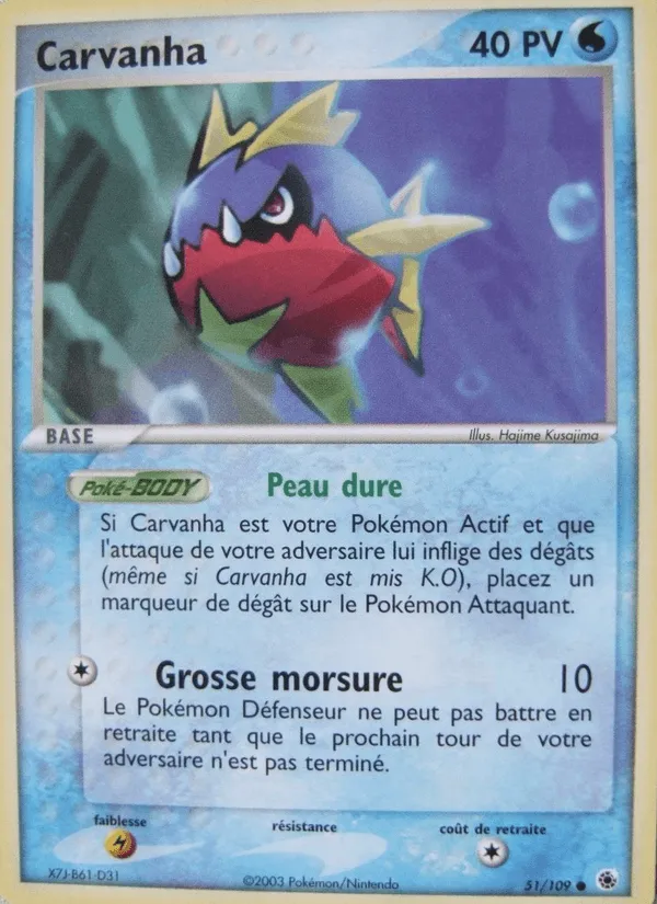Carvanha · EX Rubis & Saphir 51/109