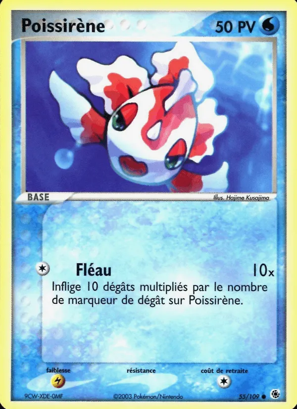 Poissirène · EX Rubis & Saphir 55/109