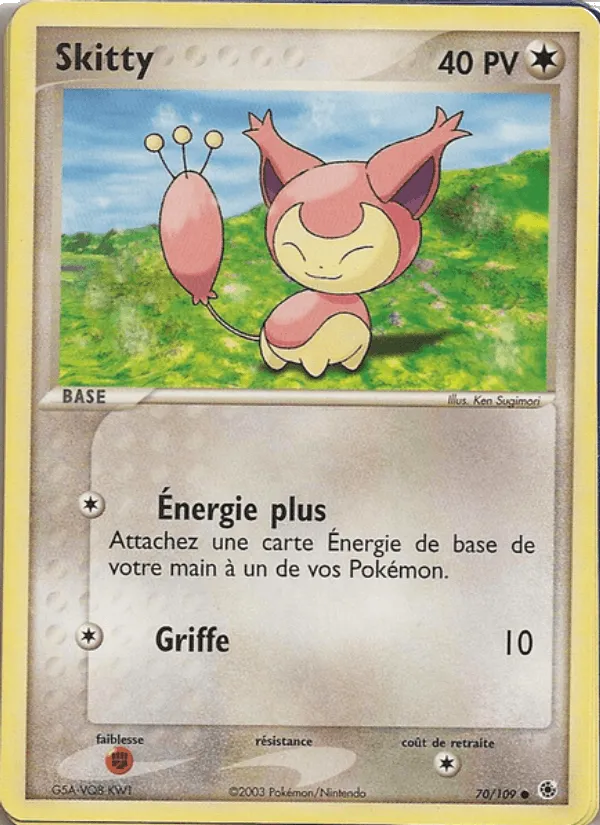 Skitty · EX Rubis & Saphir 70/109