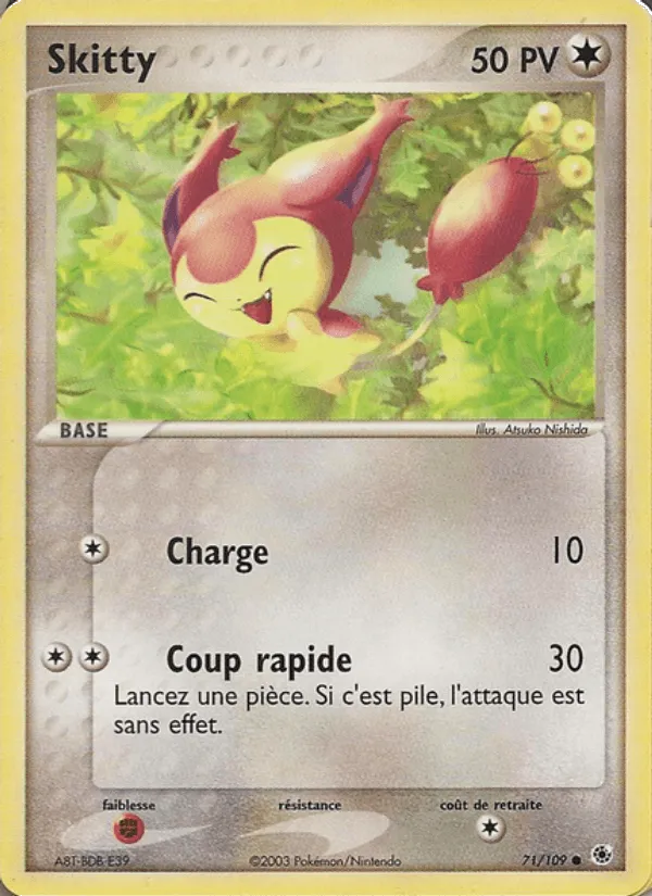 Skitty · EX Rubis & Saphir 71/109