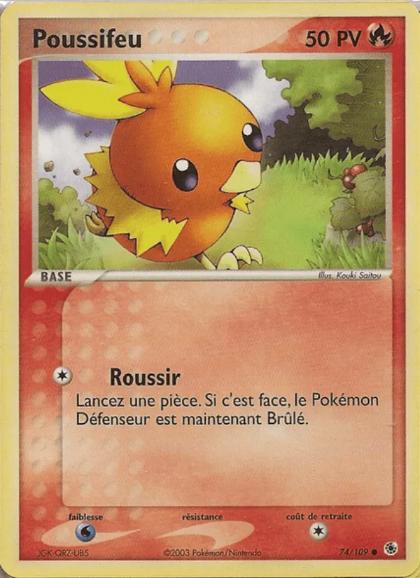 Poussifeu · EX Rubis & Saphir 74/109