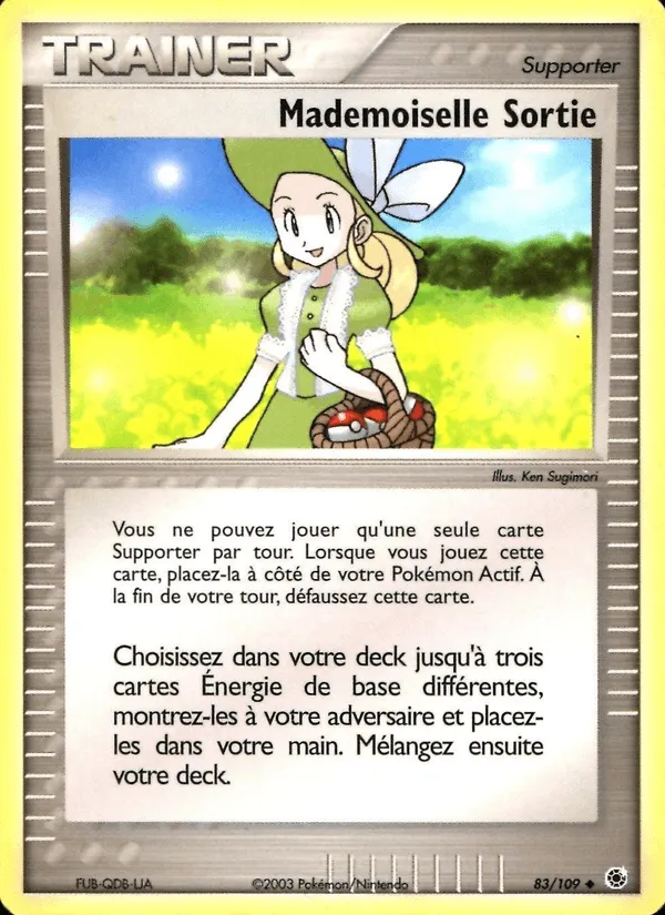Mademoiselle Sortie · EX Rubis & Saphir 83/109