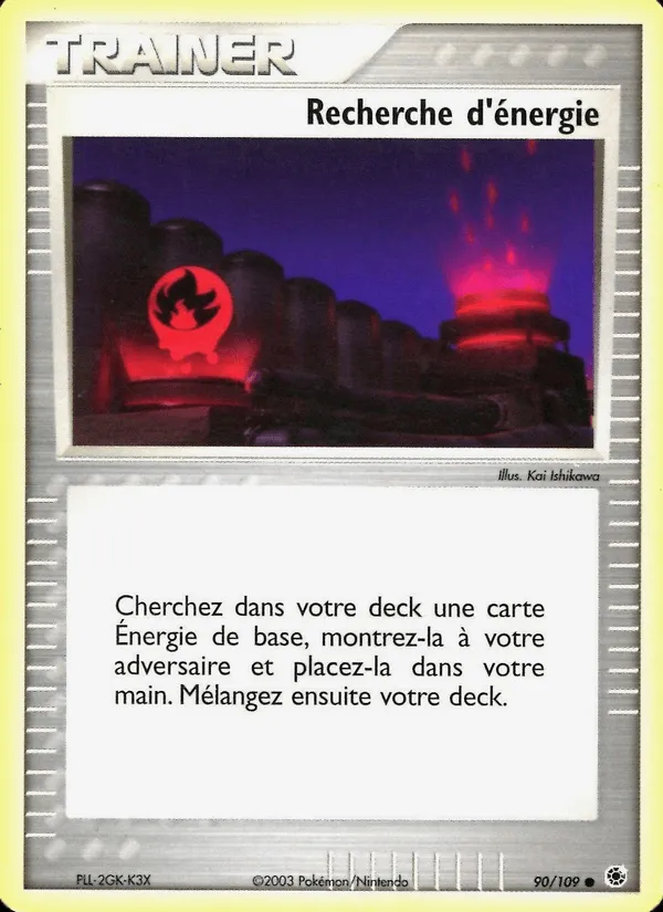 Recherche d'énergie · EX Rubis & Saphir 90/109