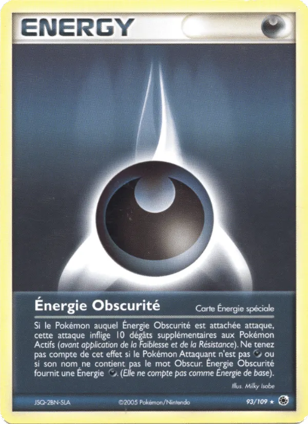 Énergie Obscurité · EX Rubis & Saphir 93/109