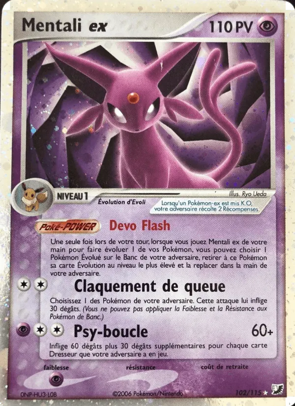 Mentali ex · EX Forces Cachées 102/115