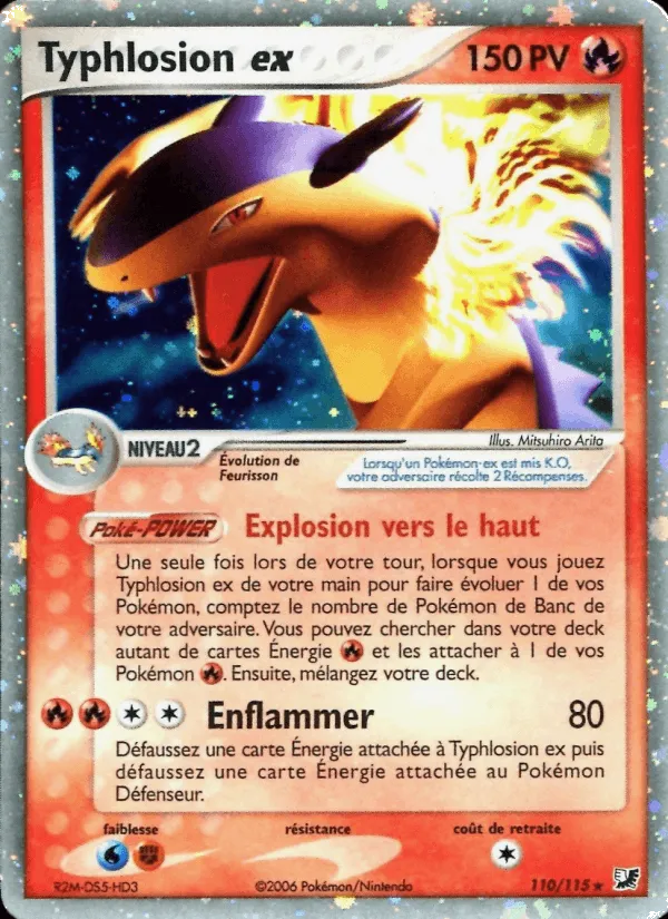 Typhlosion ex · EX Forces Cachées 110/115