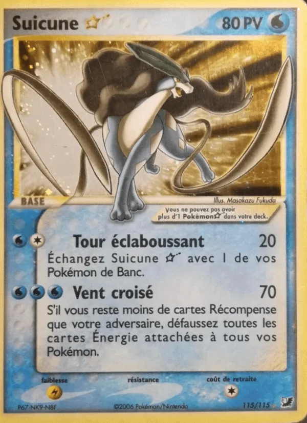 Suicune ☆ · EX Forces Cachées 115/115