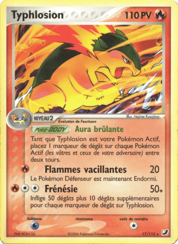 Typhlosion · EX Forces Cachées 17/115