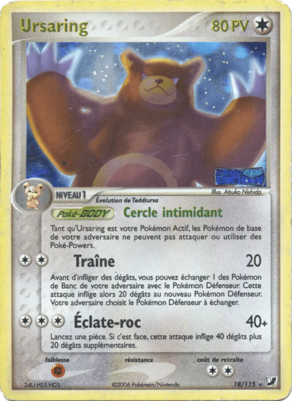 Ursaring · EX Forces Cachées 18/115