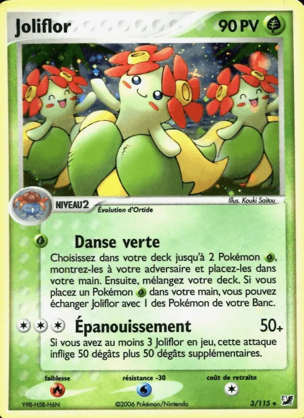 Joliflor · EX Forces Cachées 3/115
