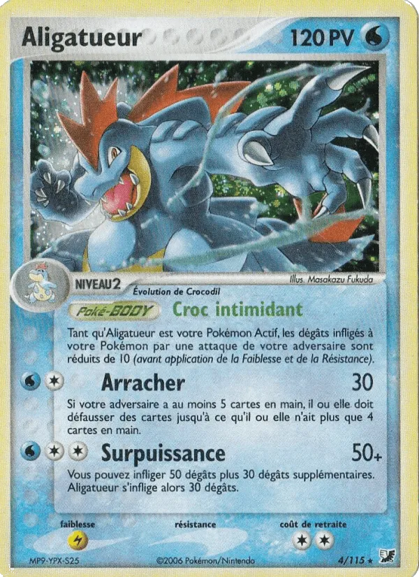 Aligatueur · EX Forces Cachées 4/115