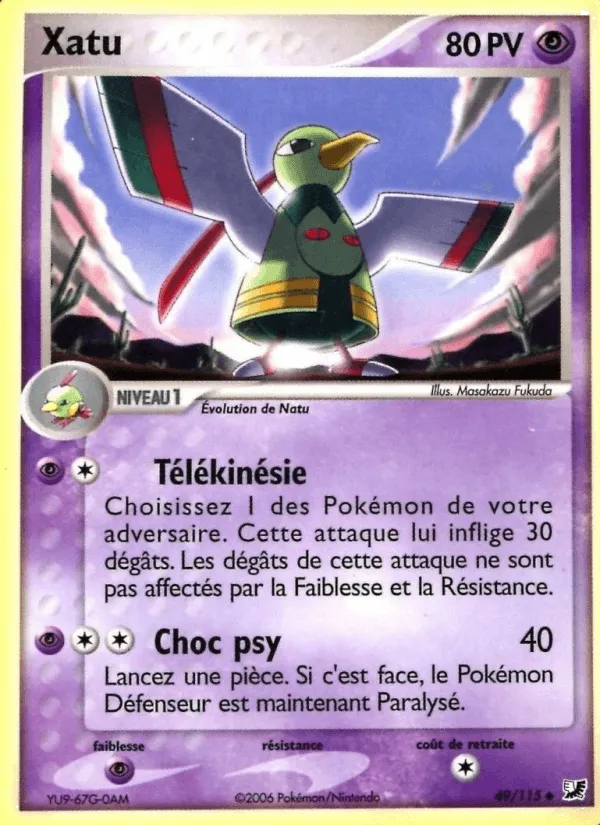 Xatu · EX Forces Cachées 49/115