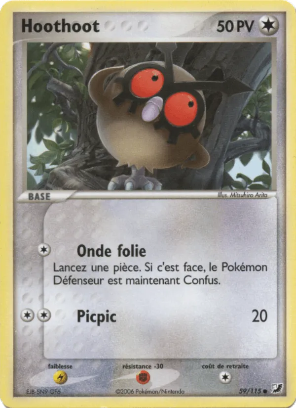Hoothoot · EX Forces Cachées 59/115