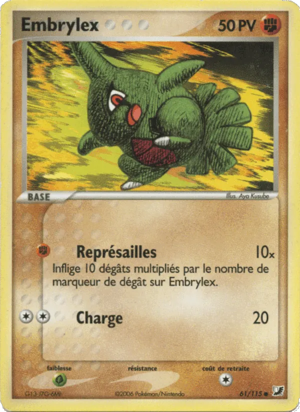 Embrylex · EX Forces Cachées 61/115
