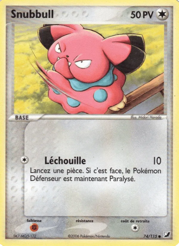 Snubbull · EX Forces Cachées 74/115